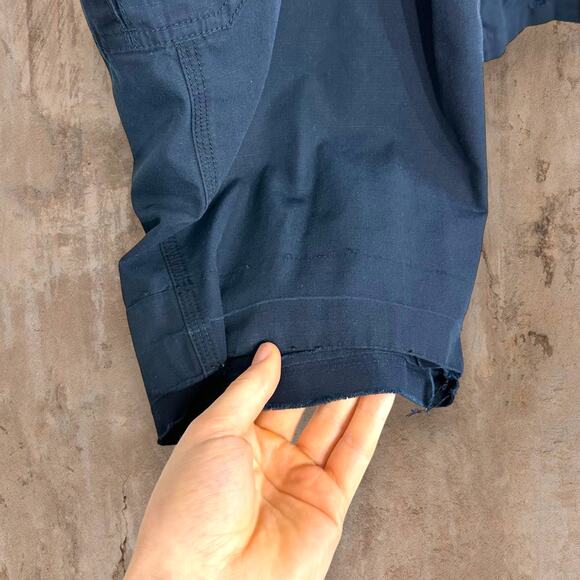 Vintage 5.11 Double Knees Tactical Pants Navy Blue Baggy Fit Cargos 90s - Picture 5 of 5